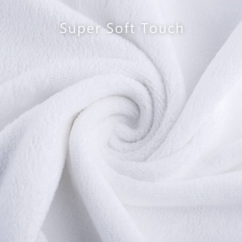 6-Piece Towel Set（2 bath towels + 2 hand towels+ 2 washcloths）