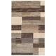 Miranda Haus Geometric Modern Patchwork Polypropylene Indoor Area Rug