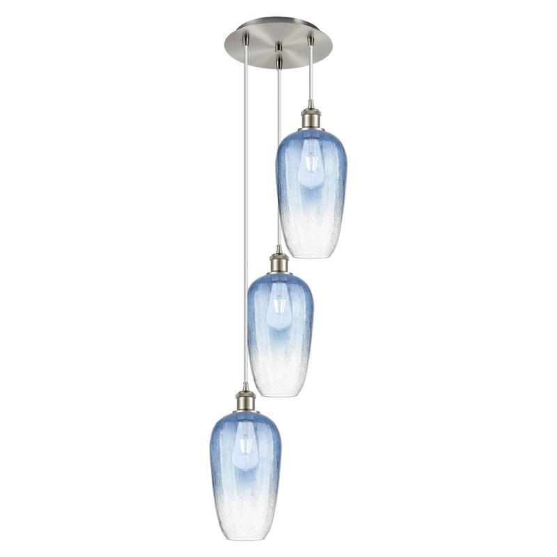 Innovations Lighting Endless Possibilities Ballston - Brookhaven Flute - 3 Light 14" Cord Hung Multi Pendant