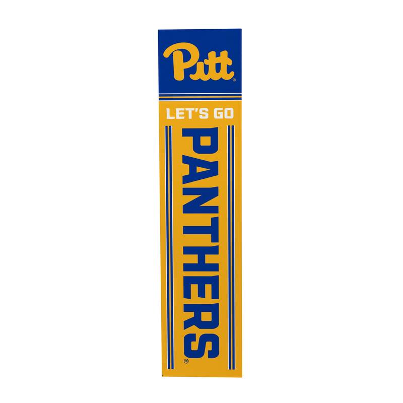 47" Double Sided Seasonal Porch Leaner, University of Pittsburgh - 47" x 11.25"