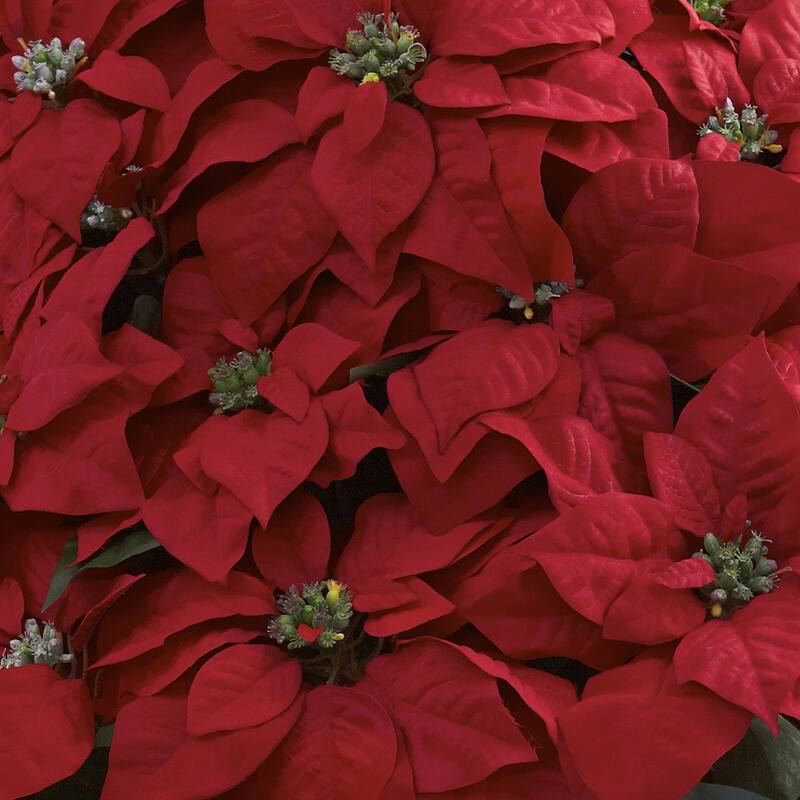 Holiday Centerpiece Arrangement with Planter - Giant Timeless Floral Decor - 29.75