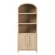 preview thumbnail 15 of 40, Middlebrook Designs 3 Shelf Open Arched Bookcase Cabinet