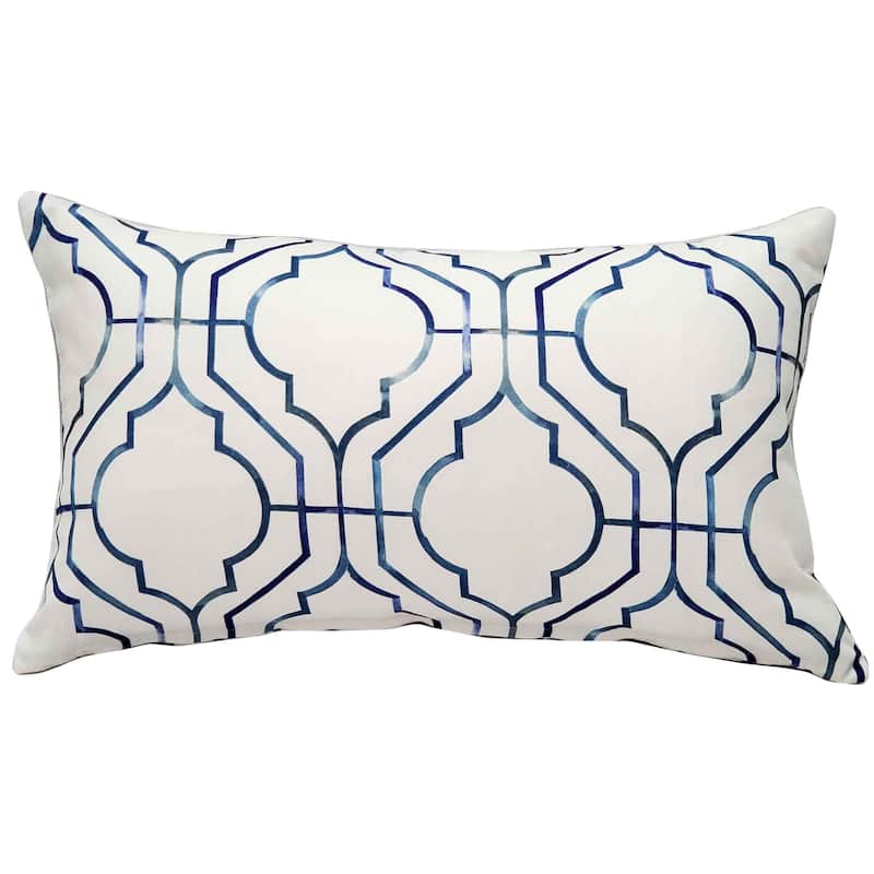 Billmore Gate Throw Pillow - 12" 20" - Cover Only - Blue