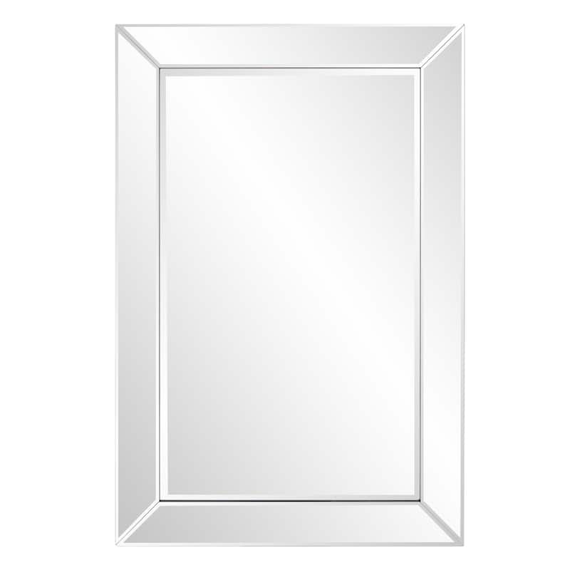 HomeRoots 36" Clear Framed Accent Mirror - 24' X '36' X '1