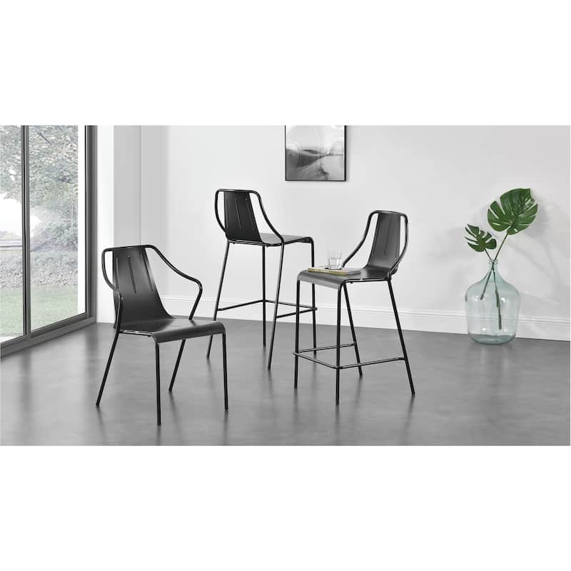 NPD Furniture Callum Metal Dining Chair (Set of 4)