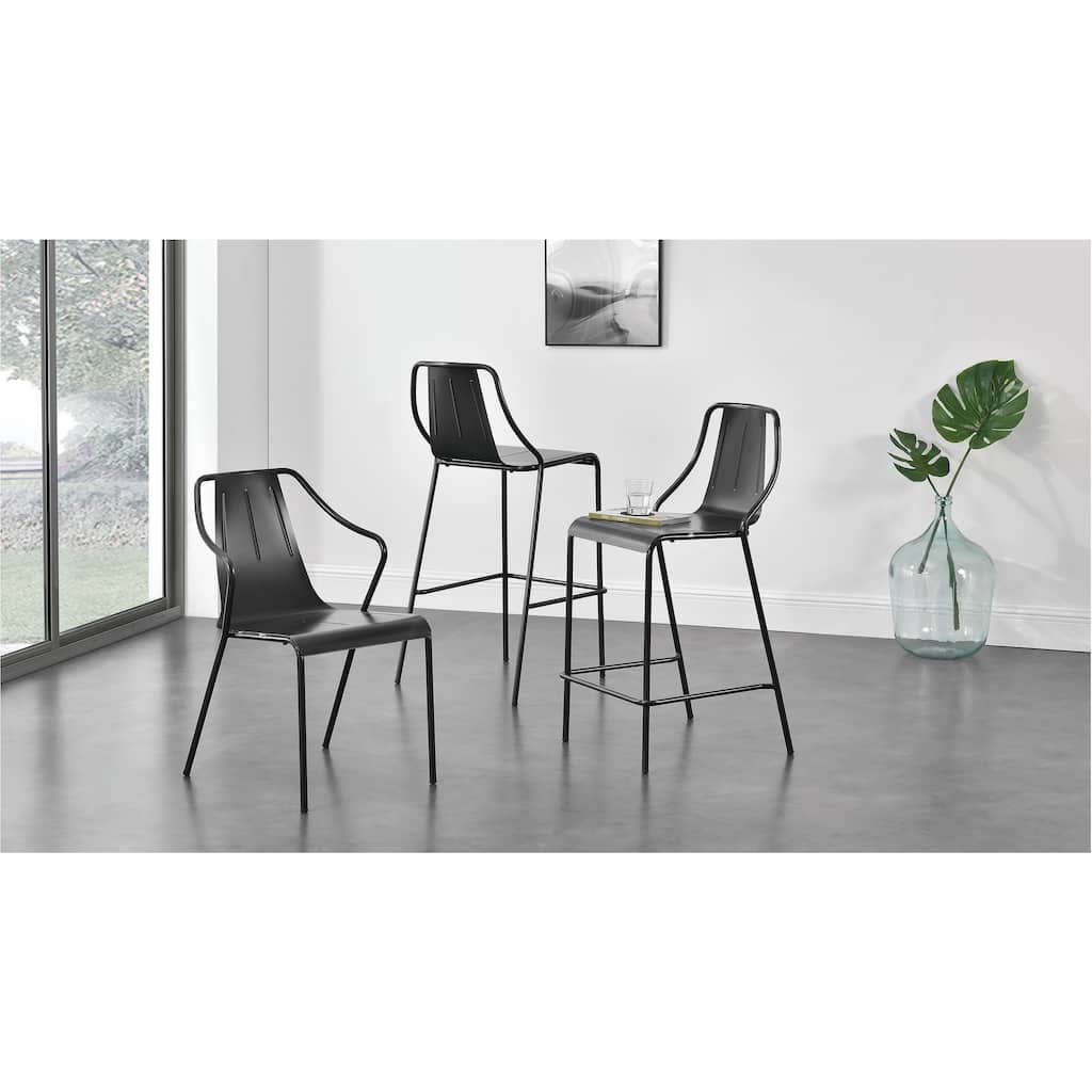 NPD Furniture Callum Metal Dining Chair (Set of 4)