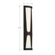 preview thumbnail 6 of 4, Royston 2 Light Black Wall Mount - 6.75'' W x 17.75'' H x 3.375'' D