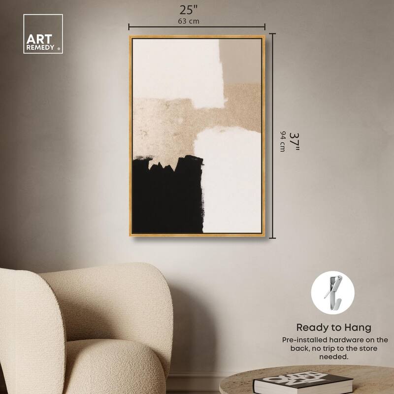 Earth and Ink I Canvas by Art Remedy