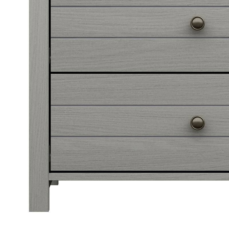 Living Essentials by Hillsdale Harmony Wood 6 Drawer Dresser