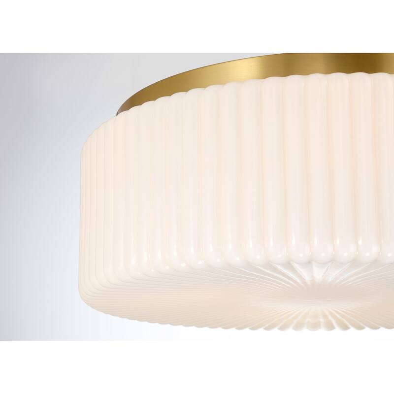 Savoy House 6-4187-4 Edgemont 4 Light 20" Wide LED Flush Mount Drum