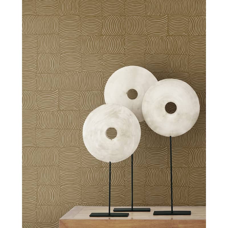 Seabrook Designs Waladli Non-Woven Unpasted Wallpaper