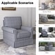 preview thumbnail 70 of 142, Aston Modern Solid wood Accent Chair for Living Room