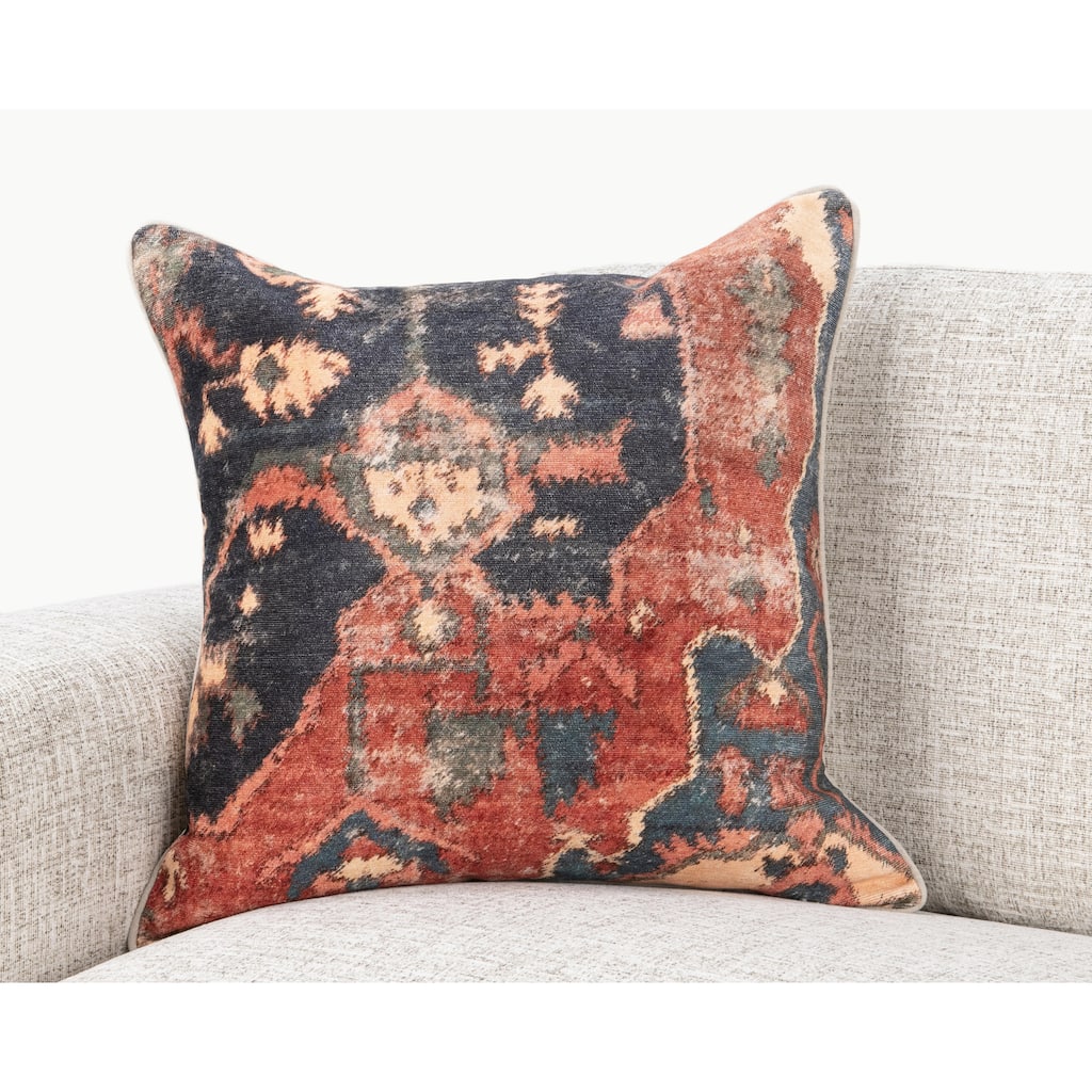 Villa by Classic Home Fairmount Fabric Blend Throw Pillow