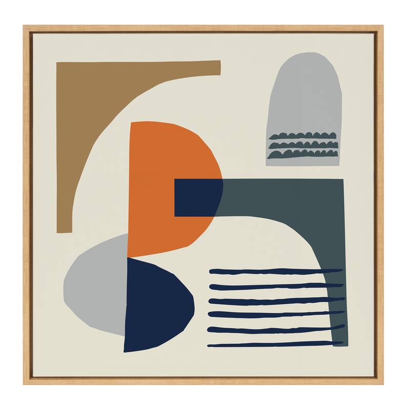 Kate and Laurel Sylvie Abstract Canvas by Rachel Lee of My Dream Wall
