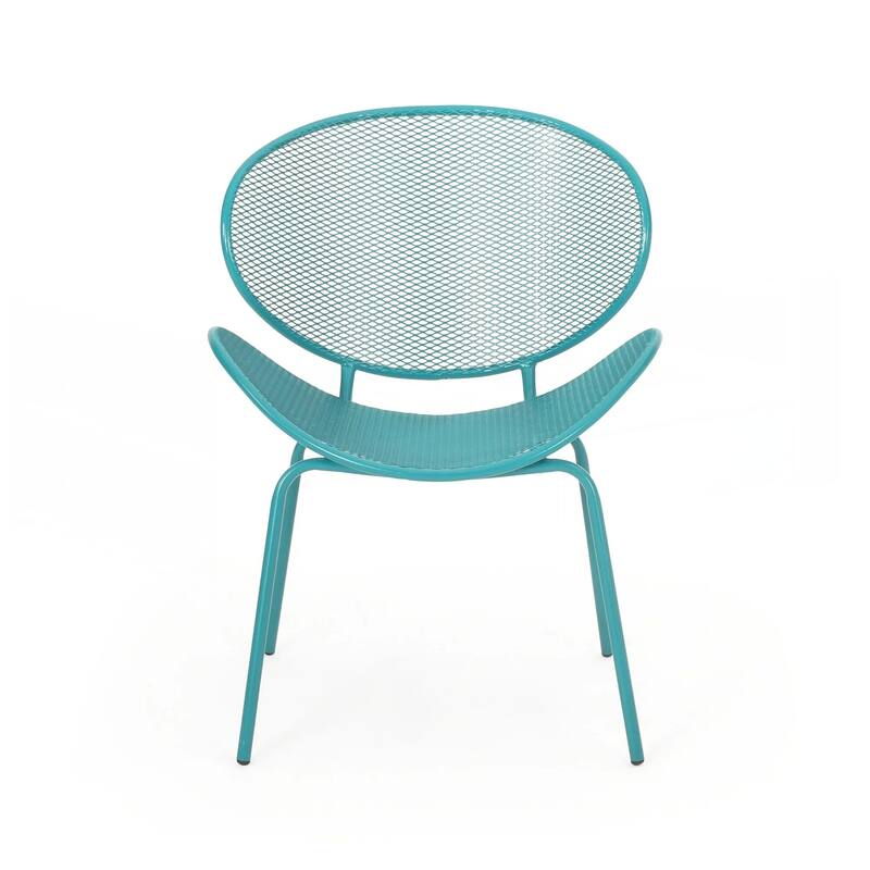 Outdoor Iron Chair set - Teal