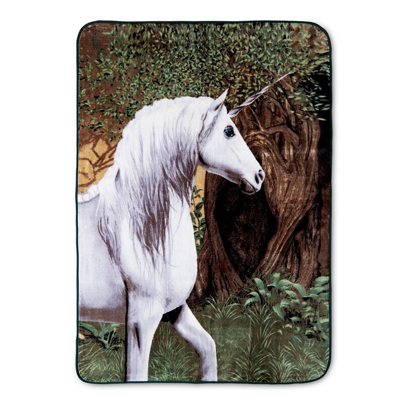 Hi Pile 60x80 Oversized Luxury Throw - Unicorn