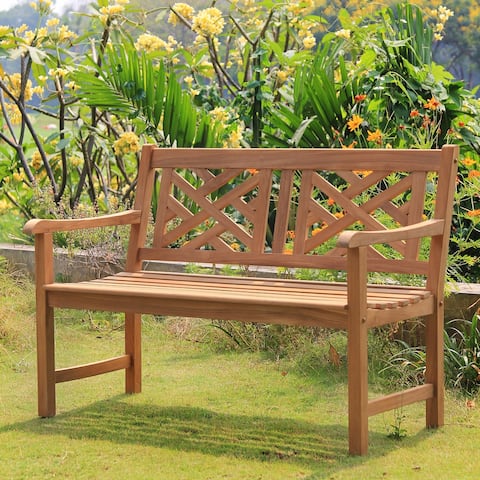 Cambridge Casual Isla 4-foot Teak Wood Patio Bench