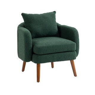 Wood Frame Armchair Modern Accent Chair Lounge Chair - Bed Bath ...