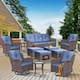Option Blue-Brown Rattan