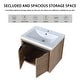 preview thumbnail 8 of 95, Beingnext 24"/30"/48" Bathroom Vanity with Sink, Floating Bathroom Vanity With Soft Close Door