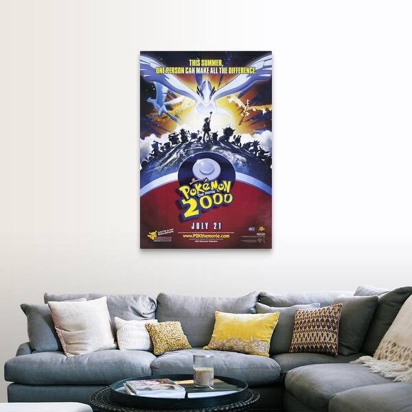 Shop Pokemon The Movie 2000 The Power Of One 2000 Canvas Wall Art Overstock 24138055