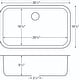 preview thumbnail 3 of 3, Karran Undermount Stainless Steel 31 in. Single Basin Kitchen Sink Kit