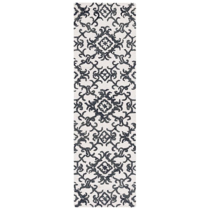 SAFAVIEH, Handmade Blossom Vesela Modern Floral Wool Rug
