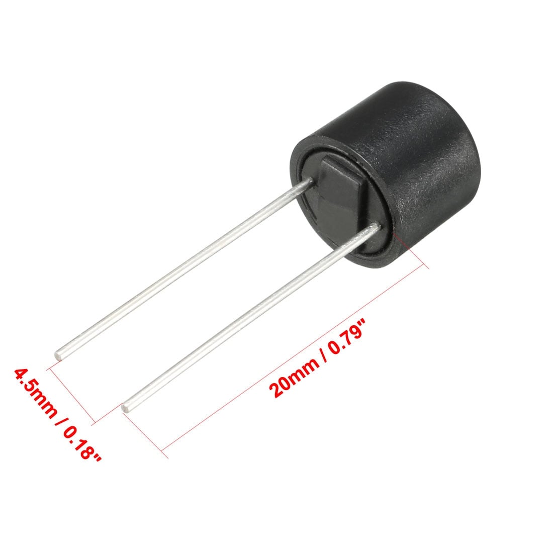 DIP Miniaturzylinder Slow Blow Mikro Sicherung T3,15A 3,15A 250V schwarz 90 Stk 