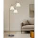 Option BrushedBrass/WhiteShade