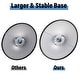preview thumbnail 56 of 78, Bar Stools Adjustable Height Swivel Faux Leather Armless Barstools