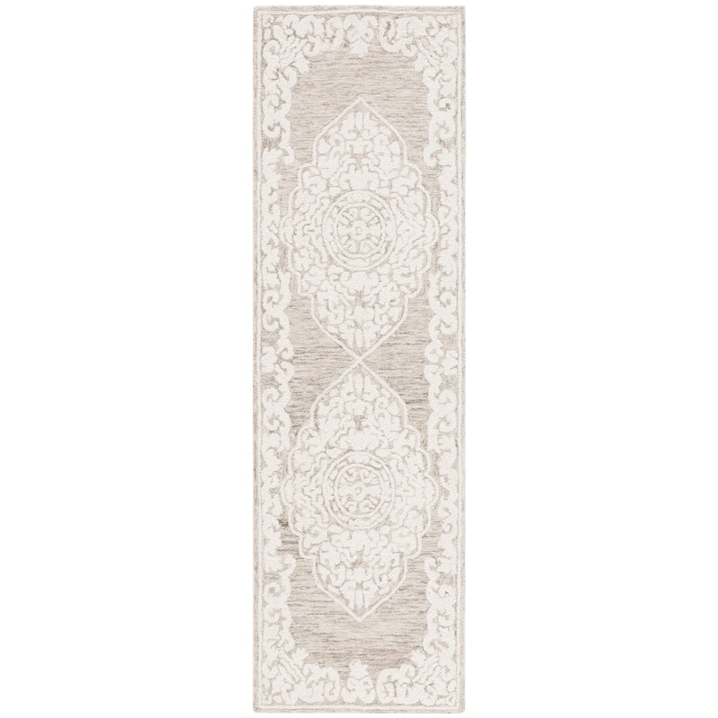 SAFAVIEH Handmade Abstract Kalyani Medallion Wool Rug