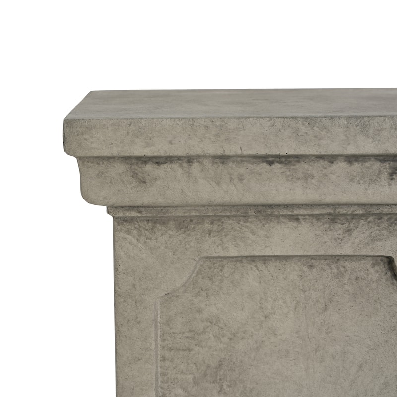 Christopher Knight Home - Thalor 25.75'' H Indoor/Outdoor MGO Handcrafted Planter Stand