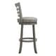 preview thumbnail 33 of 46, Verona Swivel 29-inch High Back Barstool by iNSPIRE Q Classic