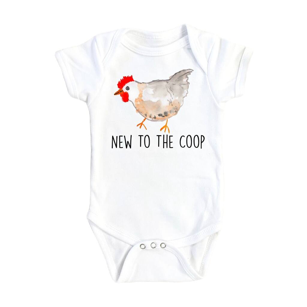 Chicken Coop - Baby Boy Girl Clothes Infant Bodysuit Funny Cute Newborn