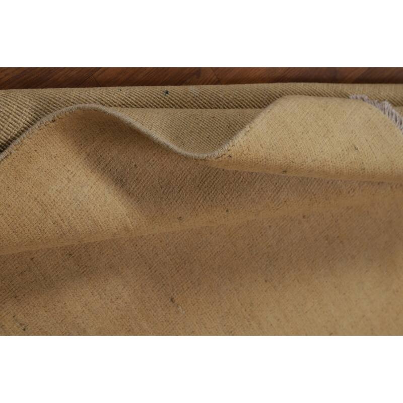 Solid Gabbeh Oriental Foyer Rug Handmade Wool Carpet - 3'3"x 4'11"