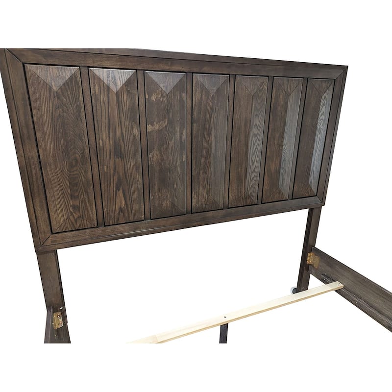 1pc Classic Espresso Finish Bed Pannel Headboard Footboard