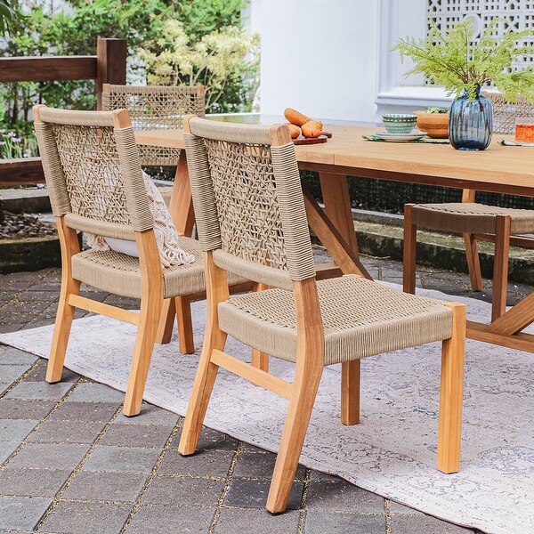 varese teak patio folding armchair set 2 pcs