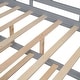preview thumbnail 14 of 14, Twin Size House Bed Kids Safty Platform Bed Wooden Bed Frame with 3 Storage Shelf & Twin Size Trundle, Semi-Enclosed Design
