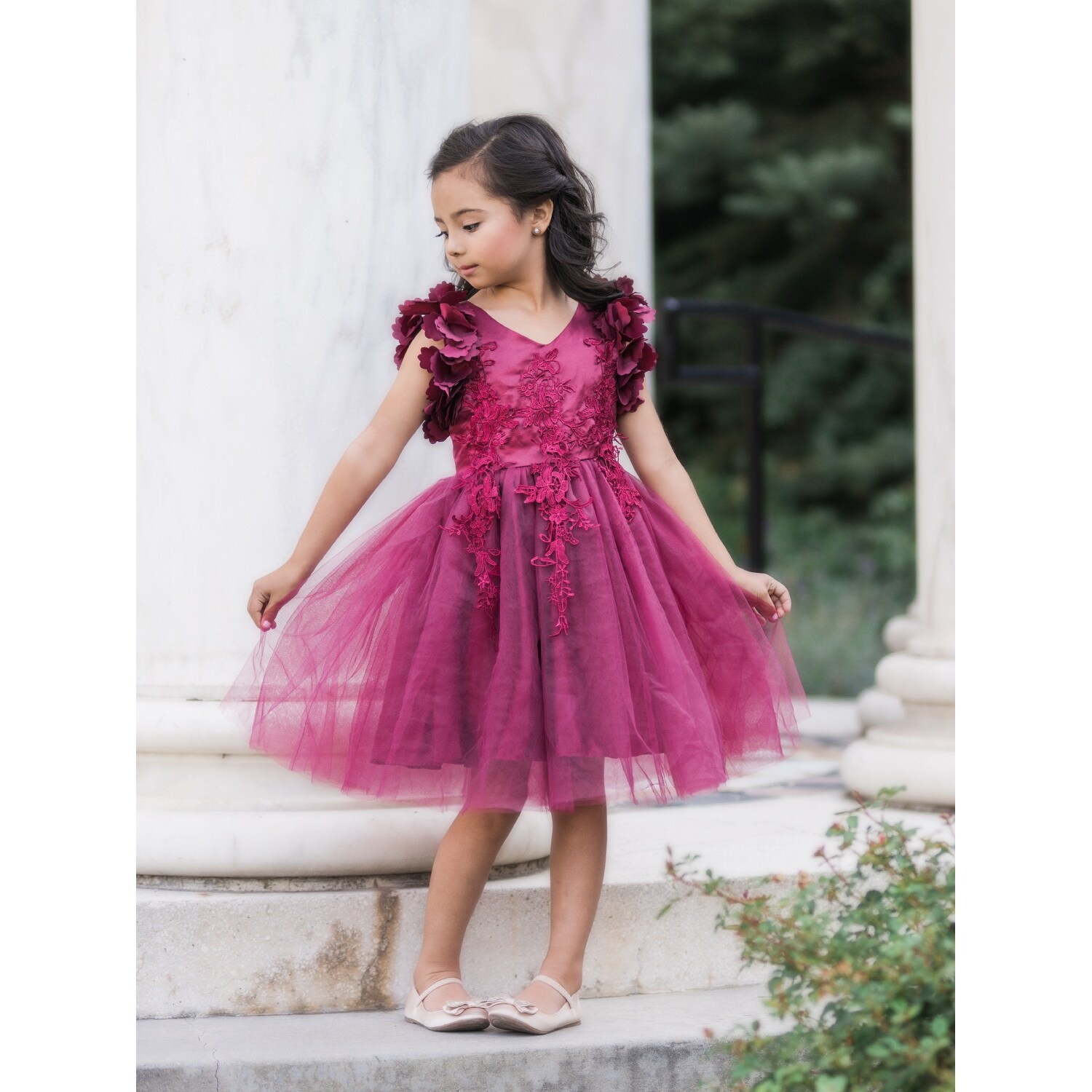 wine colored junior bridesmaid dresses