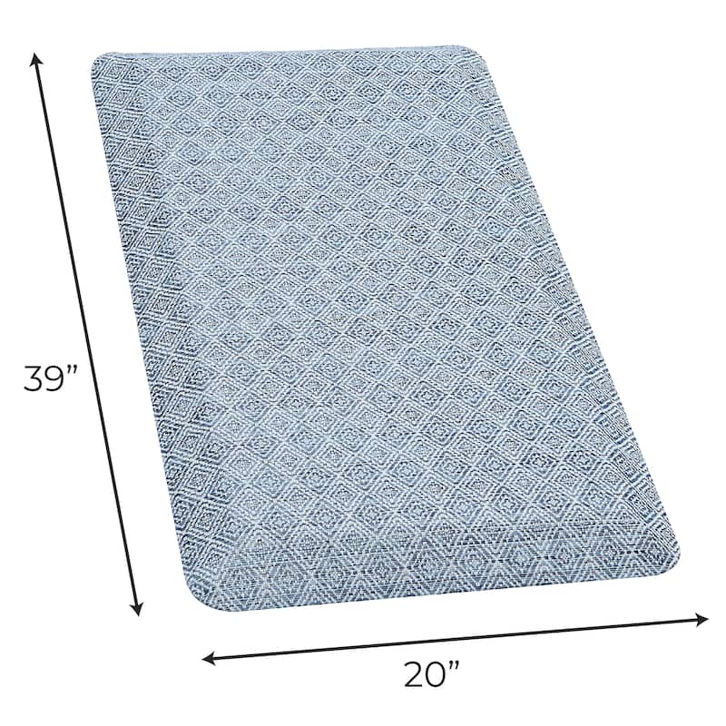 Linery & Co. Anti Fatigue Mat Comfortable Thick Padding for Kitchen or Office.