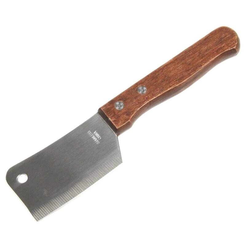 Chef Craft 7" Stainless Steel Mini Cleaver Chop Knife - Great for Chopping Veggies and Cheese - 1 Pack