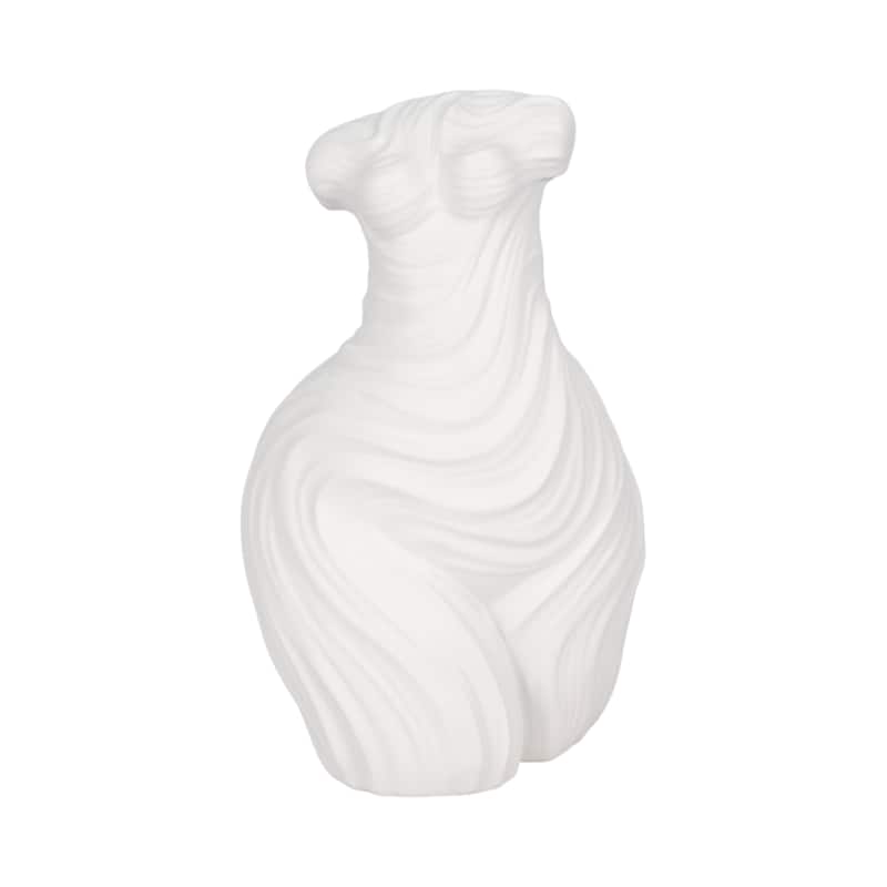 Abstract Female Torso Sculpture in Resin - Decorative Objects for Home Decor