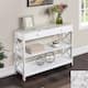 Option White Faux Marble/White