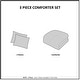 preview thumbnail 11 of 9, The Curated Nomad Jessie Blush Cotton 3-piece Comforter Set