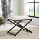 preview thumbnail 6 of 4, Uttermost 23782 Iron 24" Wide Iron Accent Stool