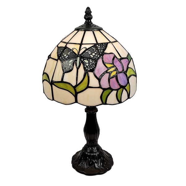 tiffany style butterfly table lamp