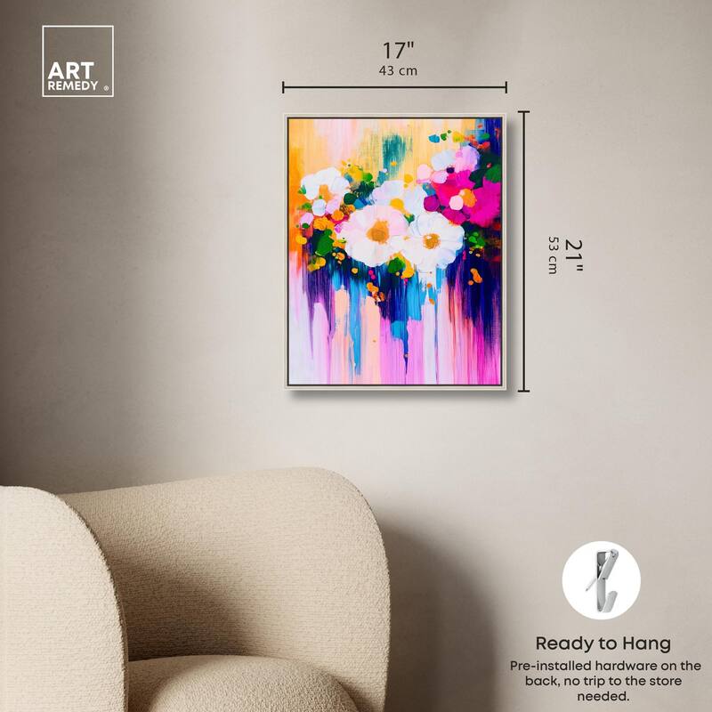 Contrast of Purity I Canvas by Art Remedy