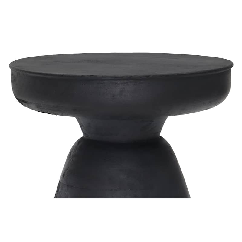Sage Side Table Black - 15.9" W x 15.9" D x 18.1" H