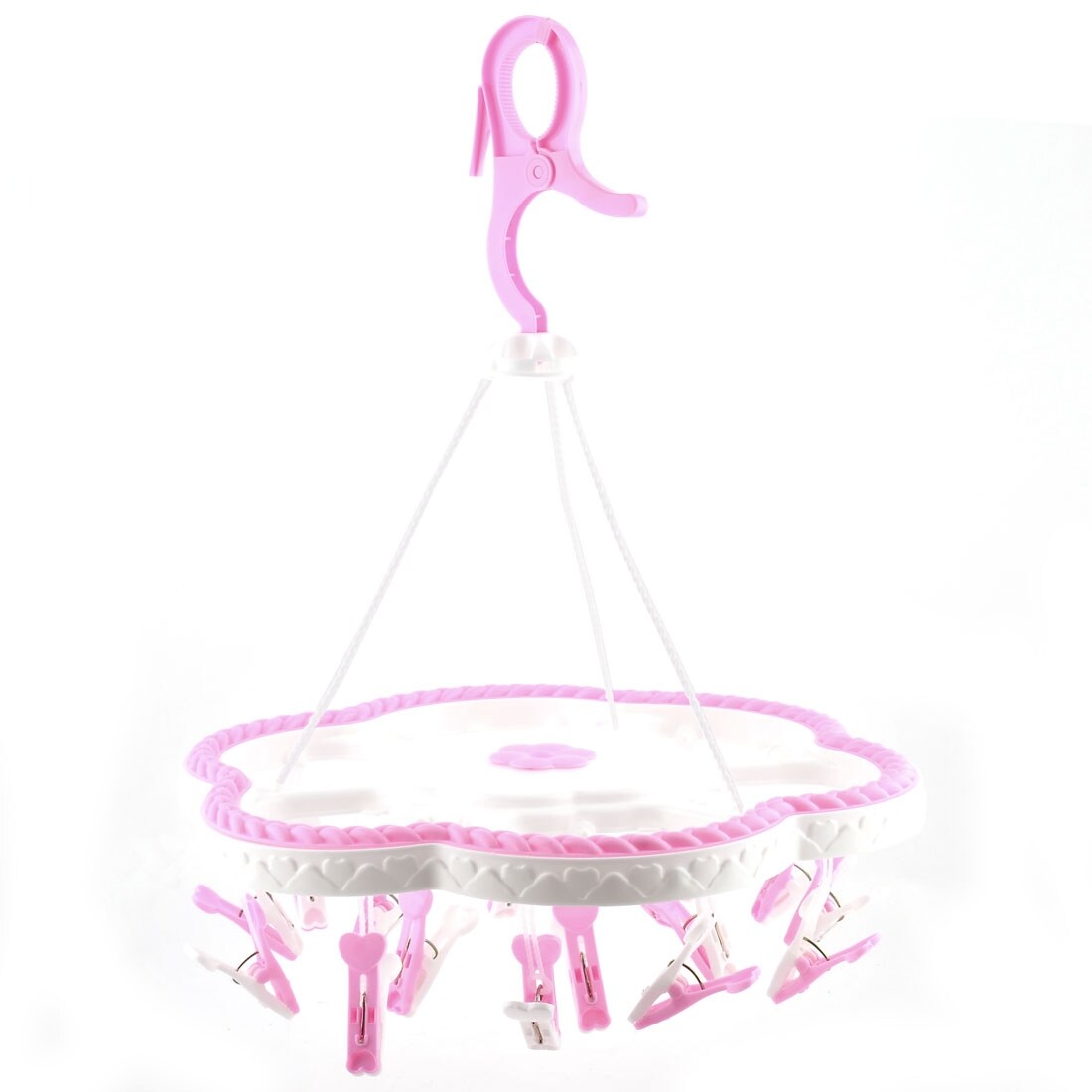 Shop Plastic Laundry Storage Socks Clothes Hanging 18 Clips Dryer