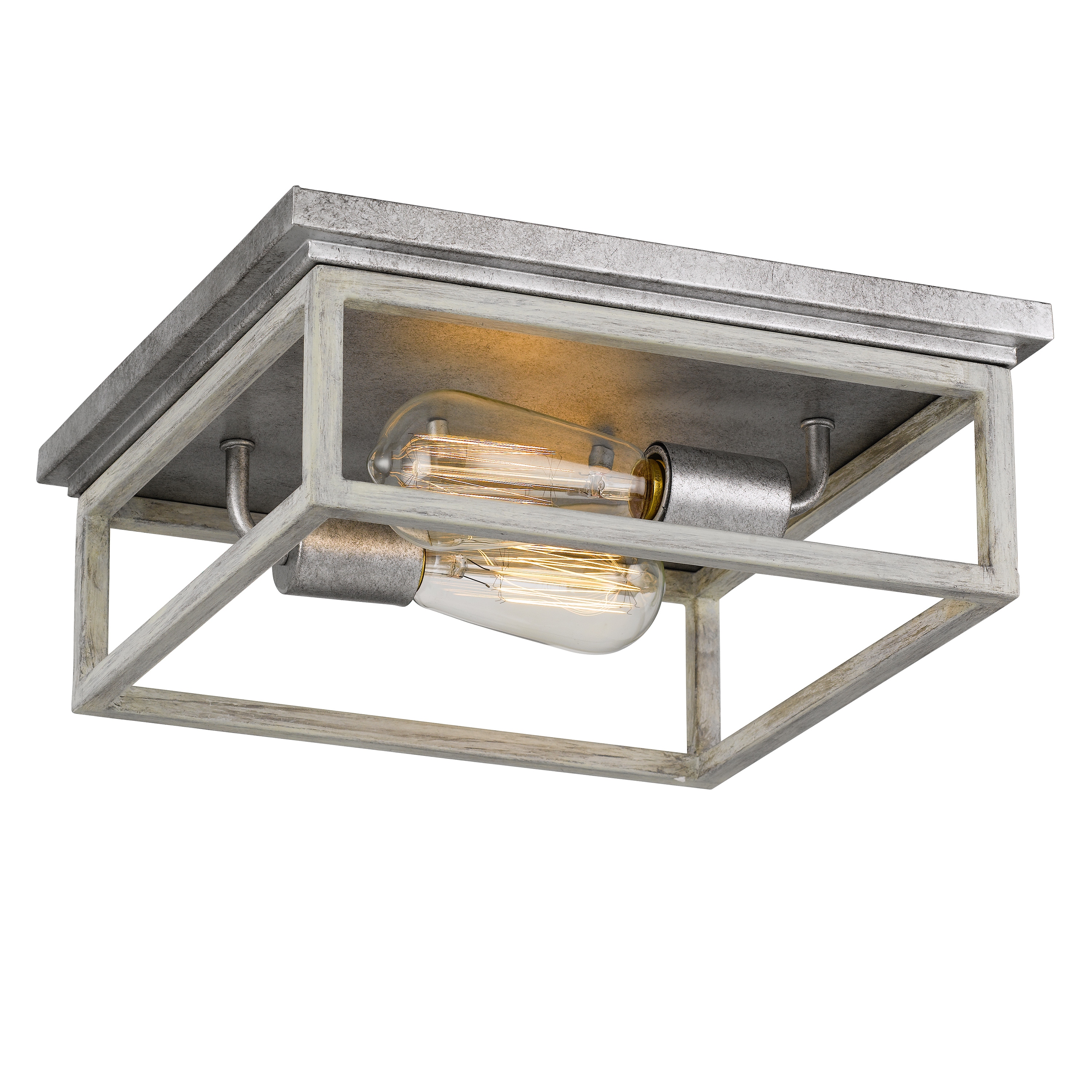 Galvanized flush mount ceiling clearance light
